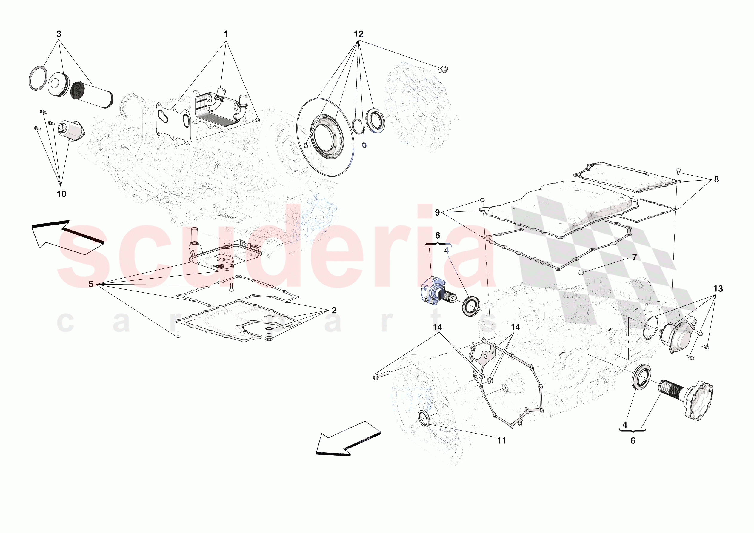 GEARBOX REPAIR KIT of Ferrari Ferrari SF90 Stradale Europe