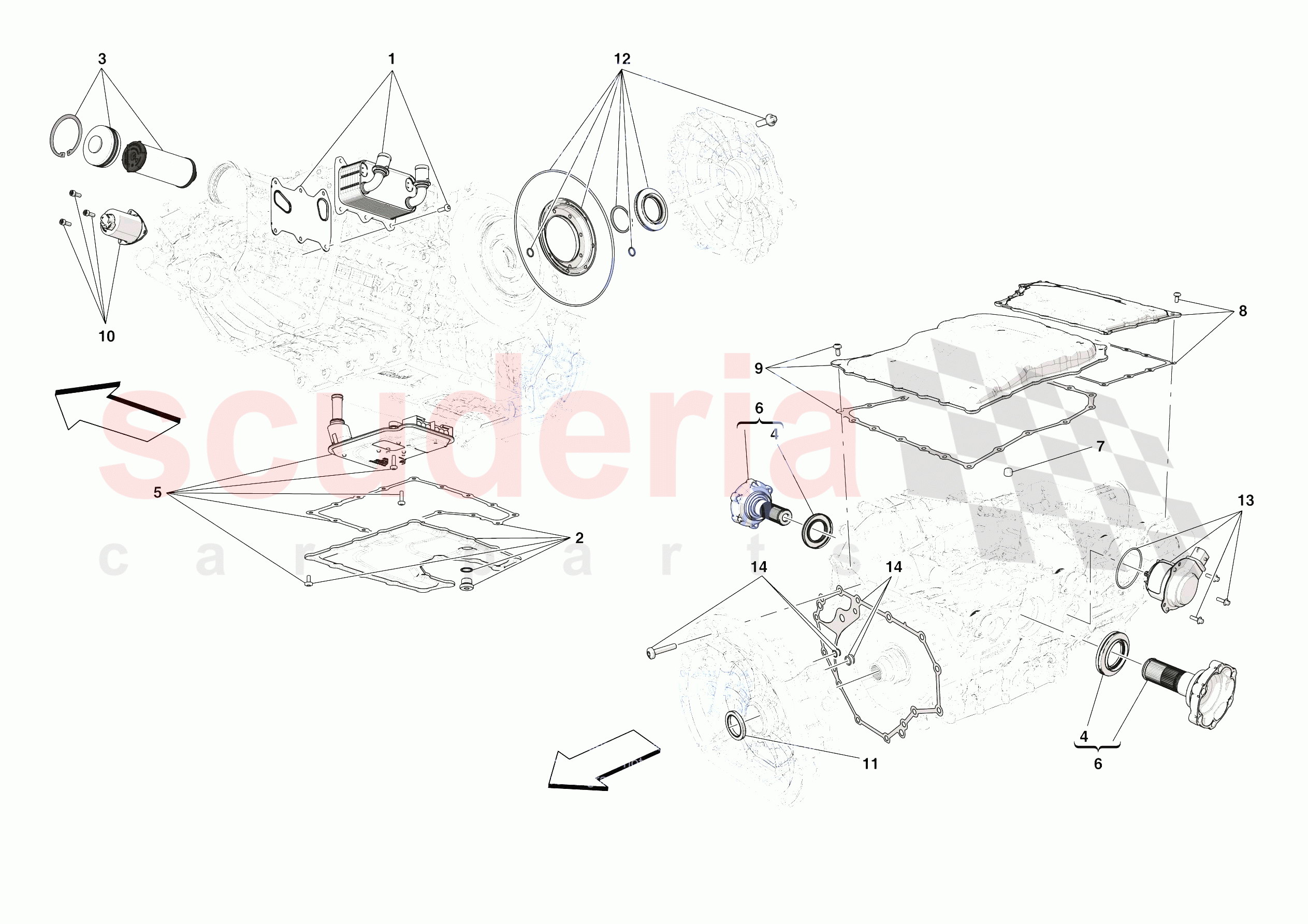 GEARBOX REPAIR KIT of Ferrari Ferrari SF90 XX Stradle USA