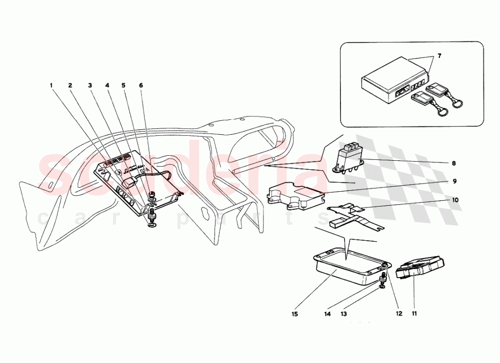 Electrical System 3 of Lamborghini Lamborghini Diablo VT 6.0 (2000-2001)