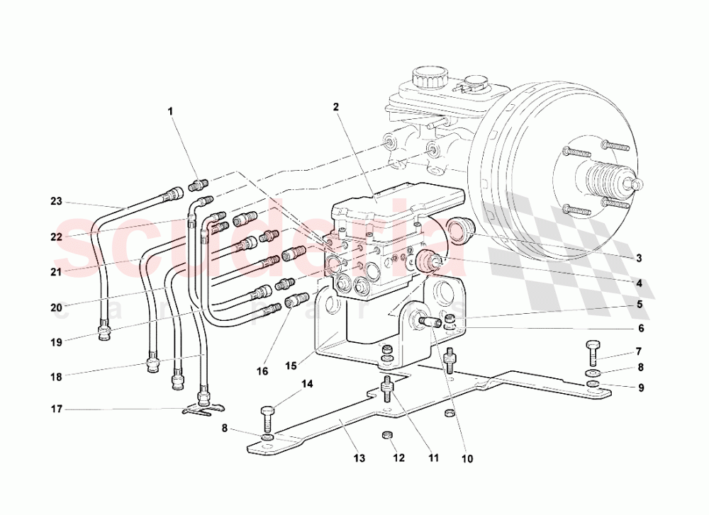 ELECTROHYDRAULIC ABS CU of Lamborghini Lamborghini Murcielago