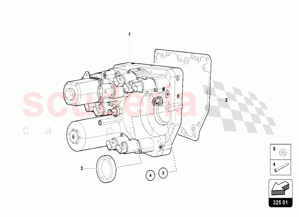 E-GEAR VALVES GROUP of Lamborghini Lamborghini Aventador LP720 Coupe