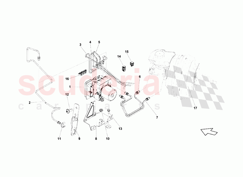 Regulation Of Forces Refraining of Lamborghini Lamborghini Gallardo LP570 4 SL