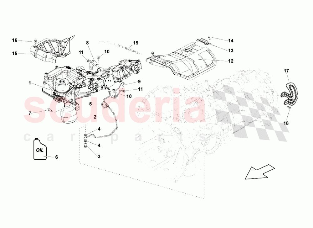 E-gear Valves Group 1 of Lamborghini Lamborghini Gallardo LP560 Coupe