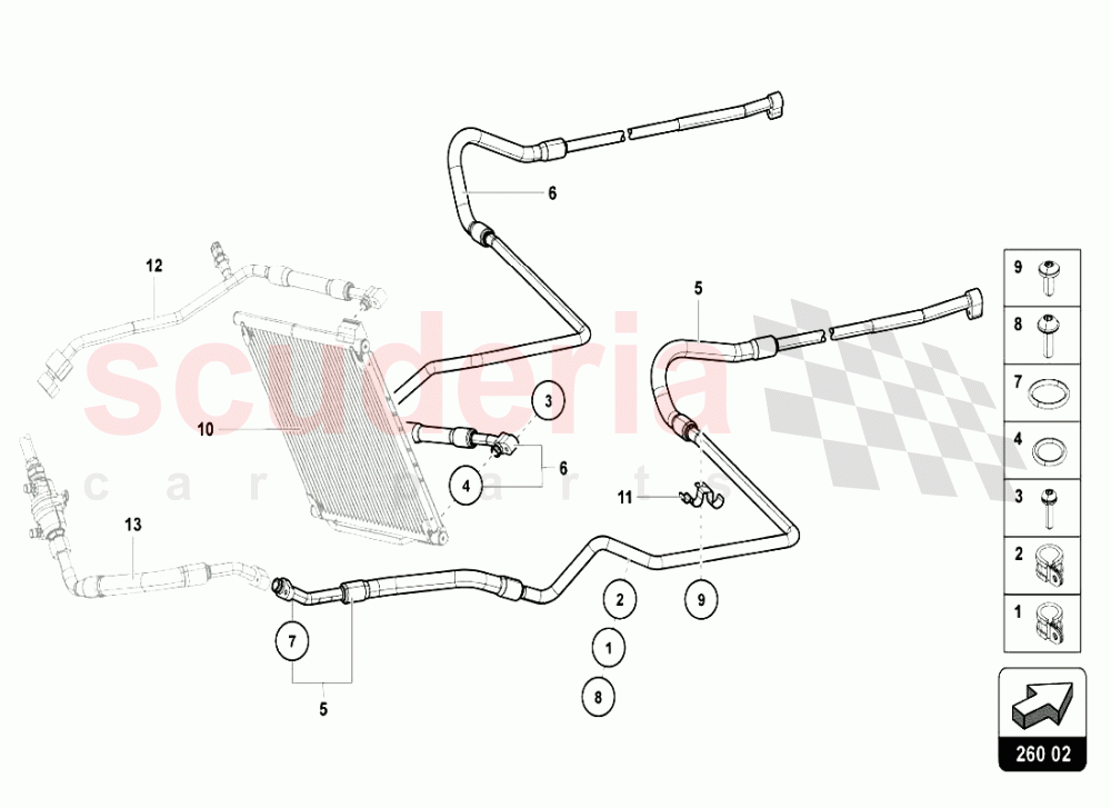 AIR CONDITIONING SYSTEM 2 of Lamborghini Lamborghini Aventador LP720 Coupe