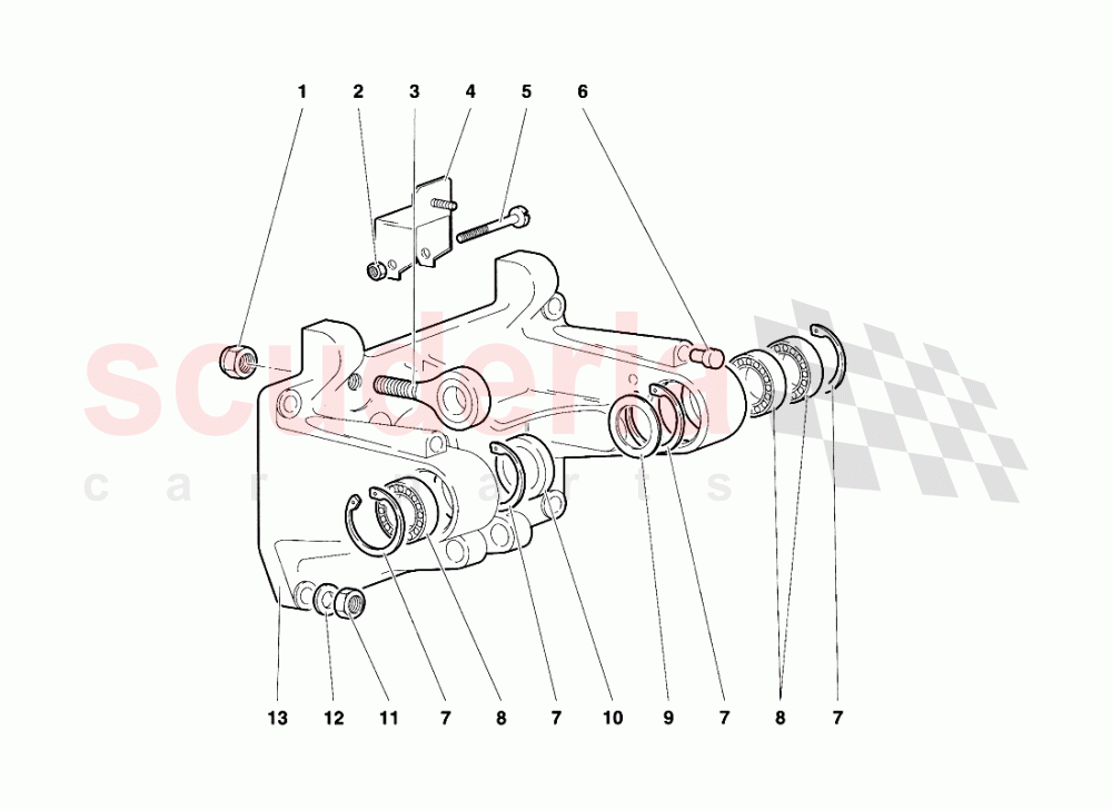 Pedal Mounting of Lamborghini Lamborghini Diablo VT (1993-1998)