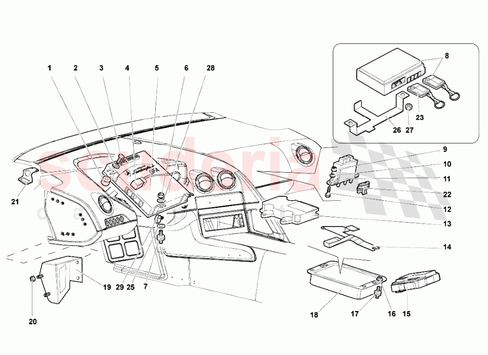 ELECTRICAL SYSTEM of Lamborghini Lamborghini Murcielago