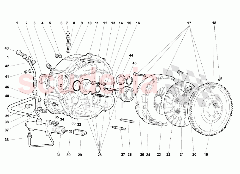 Manual Clutch of Lamborghini Lamborghini Murcielago Roadster