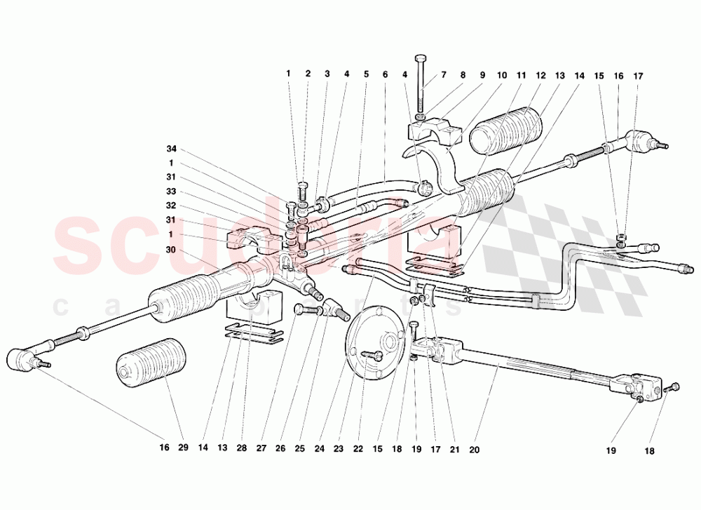 Steering 4 of Lamborghini Lamborghini Diablo SV (1995-1997)