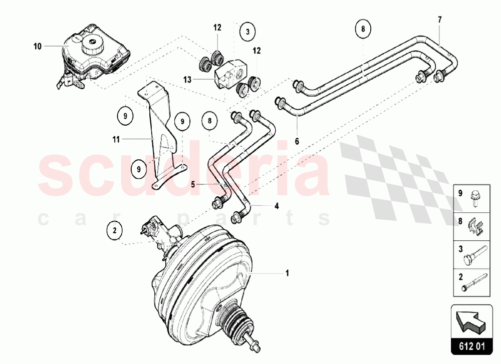 POWER BRAKE of Lamborghini Lamborghini Aventador LP750 SV Roadster