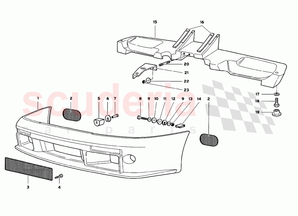 Bumpers of Lamborghini Lamborghini Diablo GT (1999-2000)