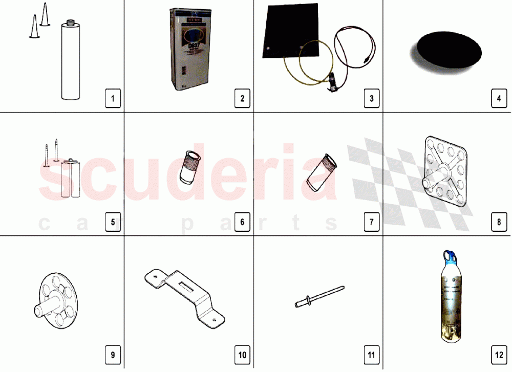 CFK REPAIR KIT of Lamborghini Lamborghini Aventador LP750 SV Coupe