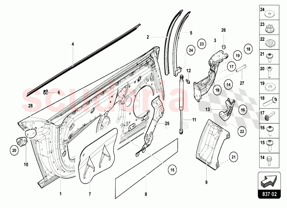 DOORS 1 of Lamborghini Lamborghini Aventador LP720 Roadster