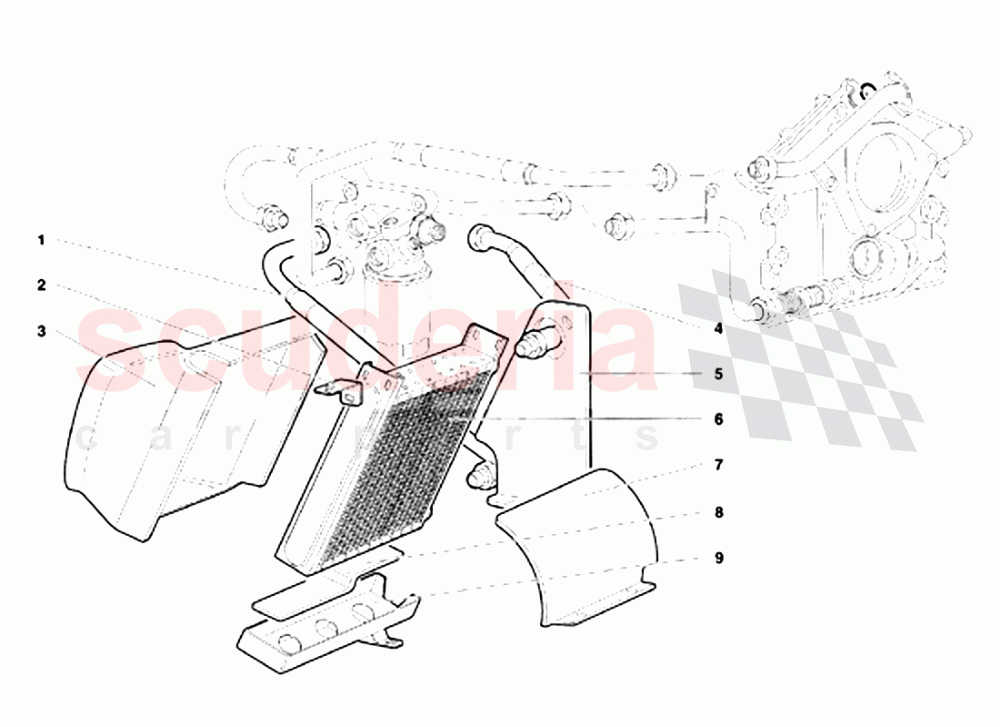 Engine Oil System (Valid for Canada Version - April 1994) of Lamborghini Lamborghini Diablo VT (1993-1998)