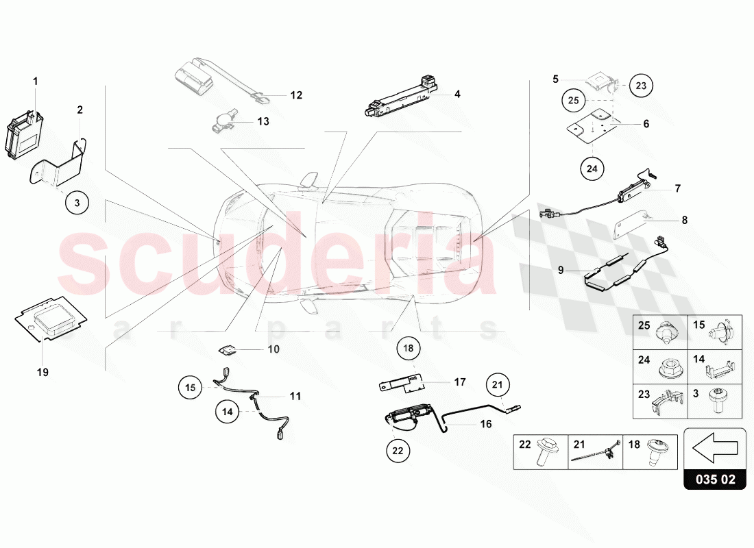 AERIAL of Lamborghini Lamborghini Huracan Evo Spyder