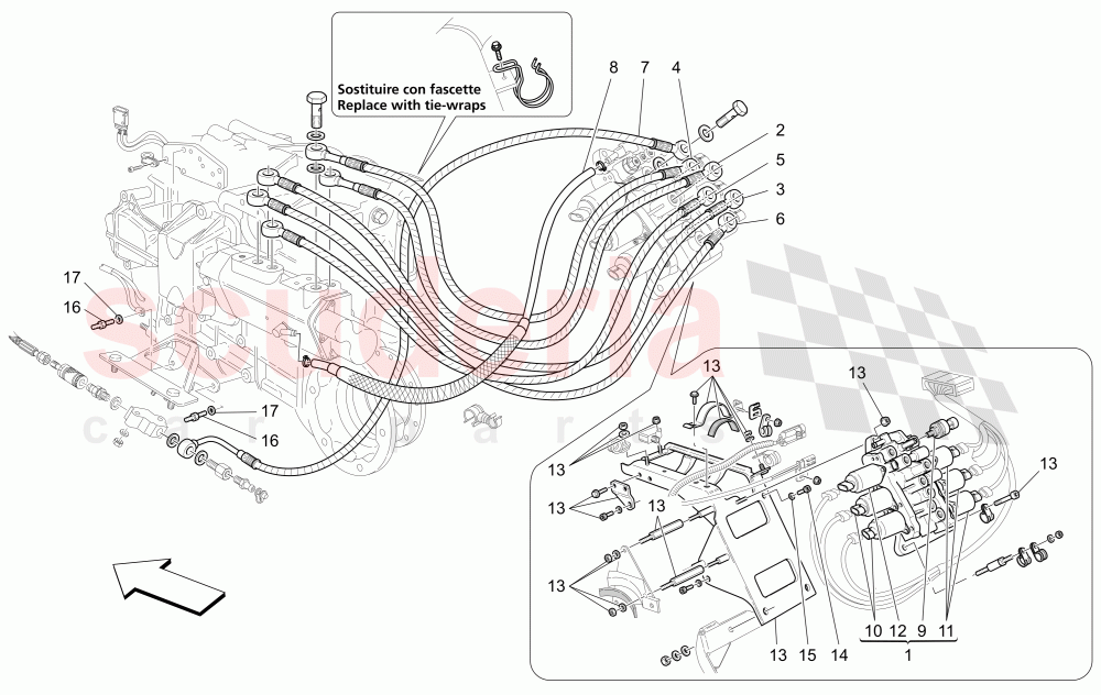 GEARBOX ACTIVATION HYDRAULICS: POWER UNIT of Maserati Maserati GranTurismo (2017+) Special Edition CC