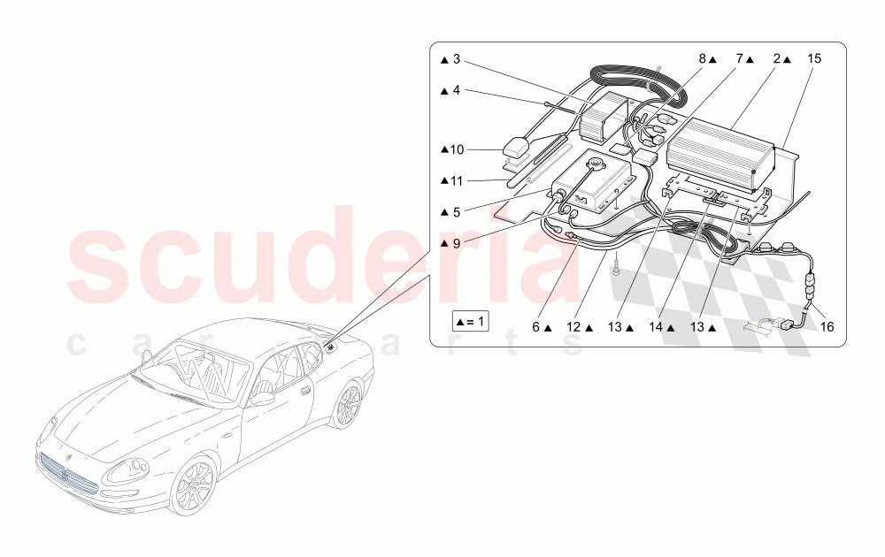 ALARM AND IMMOBILIZER SYSTEM of Maserati Maserati 4200 Coupe (2005-2007) CC