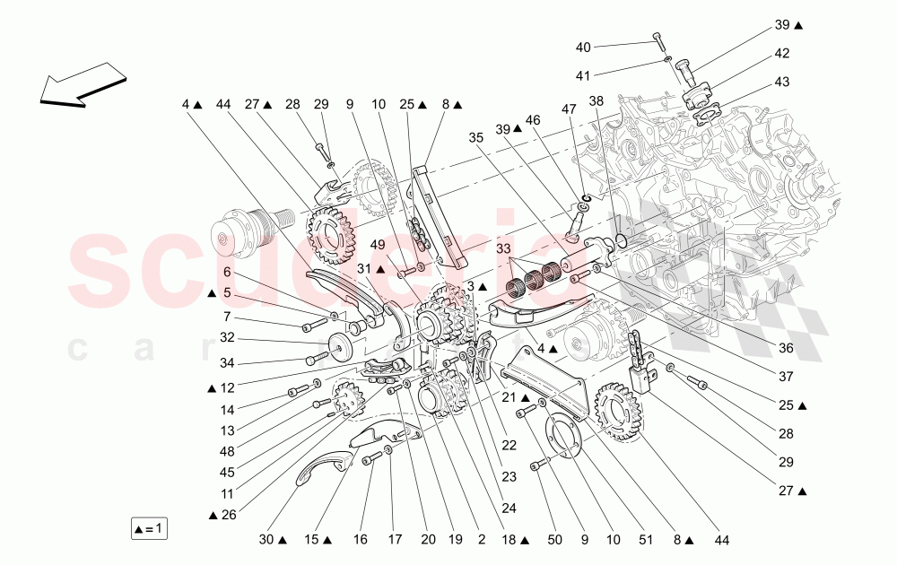 TIMING - CONTROLS of Maserati Maserati 4200 Spyder (2005-2007) CC