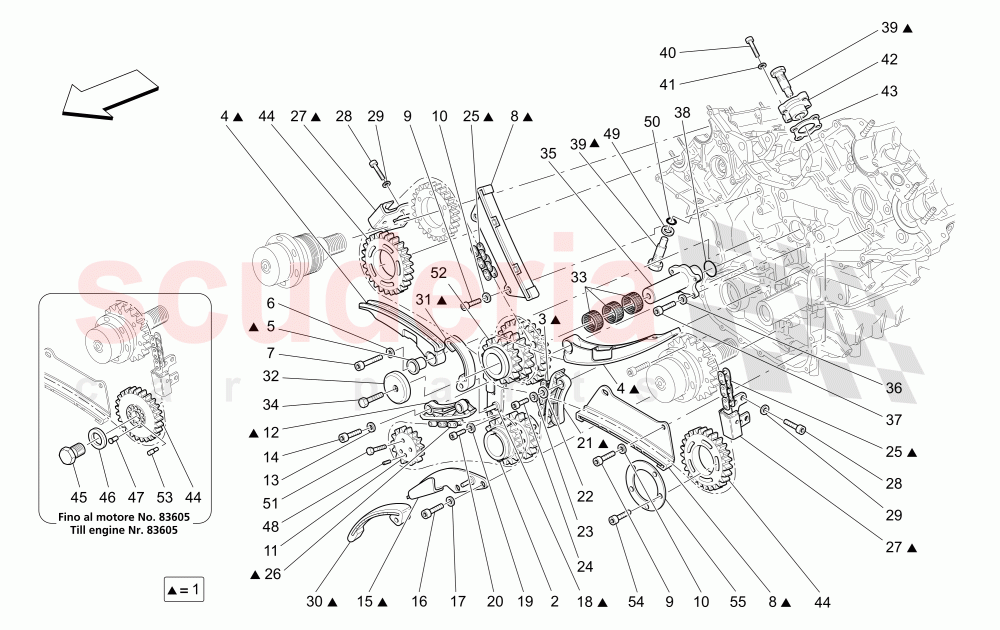 TIMING - CONTROLS of Maserati Maserati 4200 Coupe (2002-2004) CC