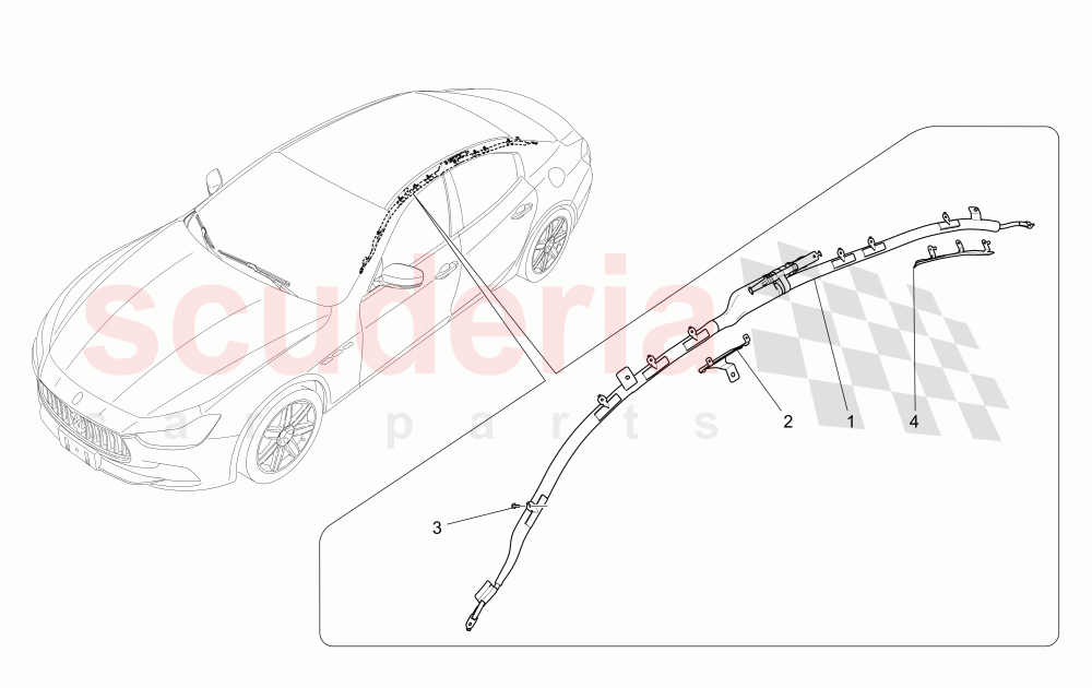 WINDOW BAG SYSTEM of Maserati Maserati Ghibli (2017+) S