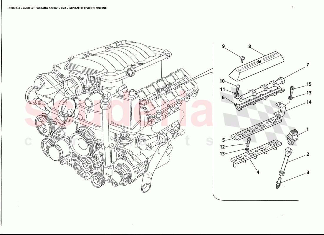 IGNITION SYSTEM of Maserati Maserati 3200 GT / Assetto Corsa