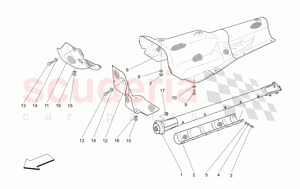 TRANSMISSION SHAFT of Maserati Maserati 4200 Coupe (2002-2004) CC