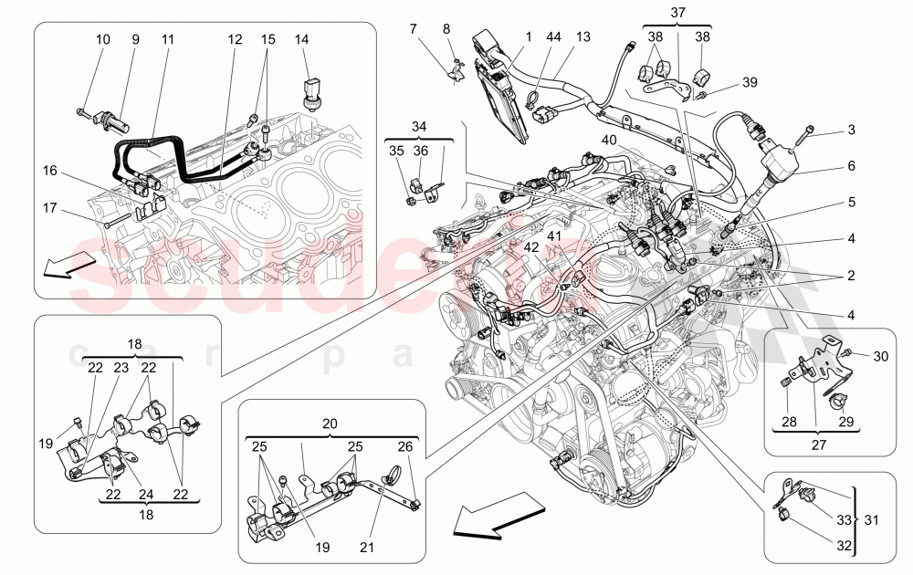 ELECTRONIC CONTROL: INJECTION AND ENGINE TIMING CONTROL of Maserati Maserati Ghibli (2017+) S Q4