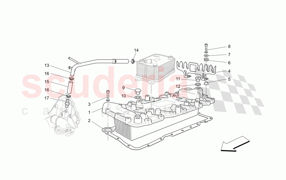 HEAT EXCHANGER of Maserati Maserati GranCabrio (2016+) MC Centennial