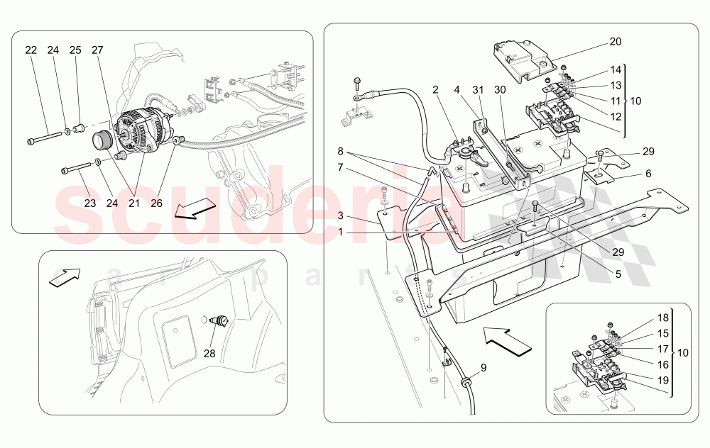 ENERGY GENERATION AND ACCUMULATION of Maserati Maserati GranTurismo (2017+) Special Edition CC