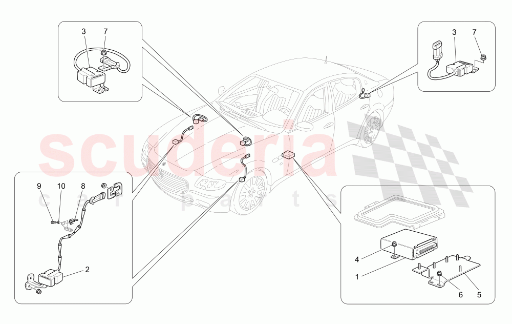 ELECTRONIC CONTROL (SUSPENSION) of Maserati Maserati Quattroporte (2008-2012) S 4.7