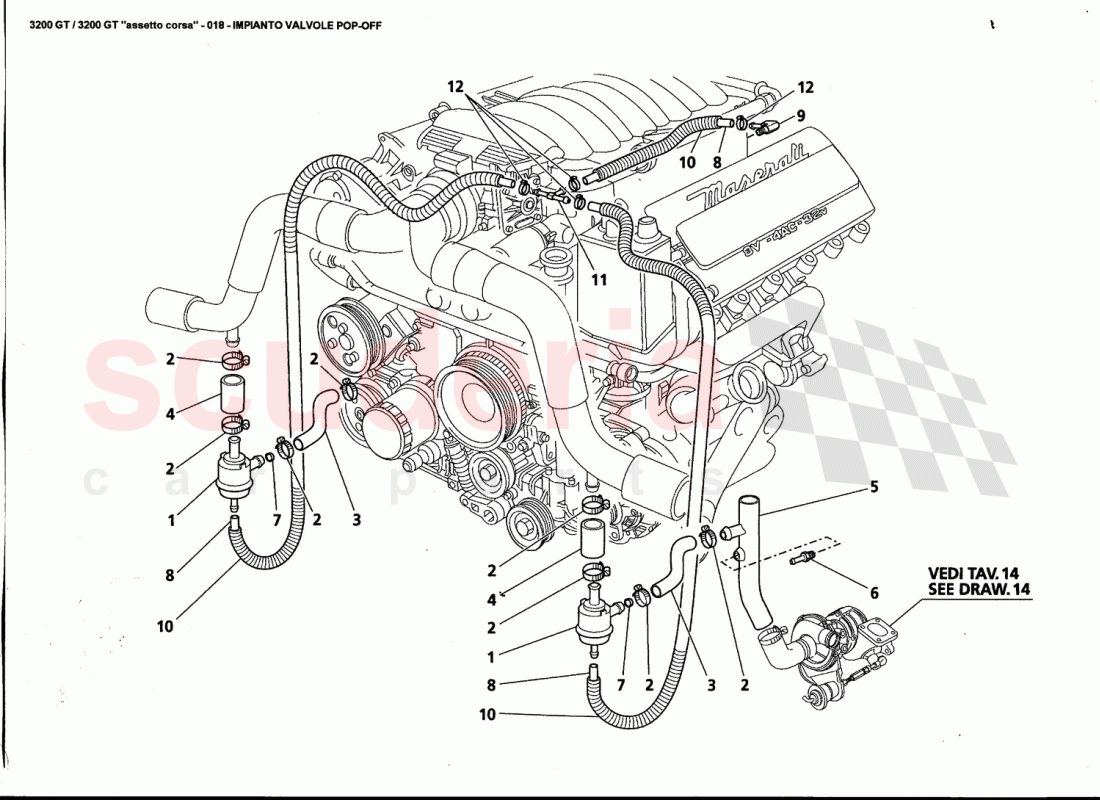 POP-OFF VALVE SYSTEM of Maserati Maserati 3200 GT / Assetto Corsa