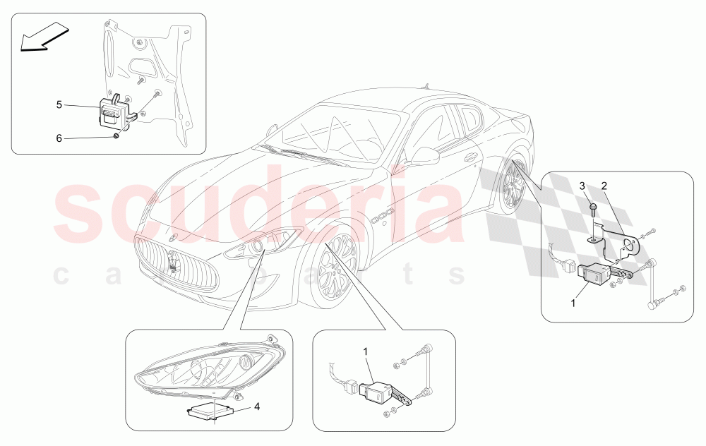 LIGHTING SYSTEM CONTROL of Maserati Maserati GranTurismo (2012-2016) Sport Auto