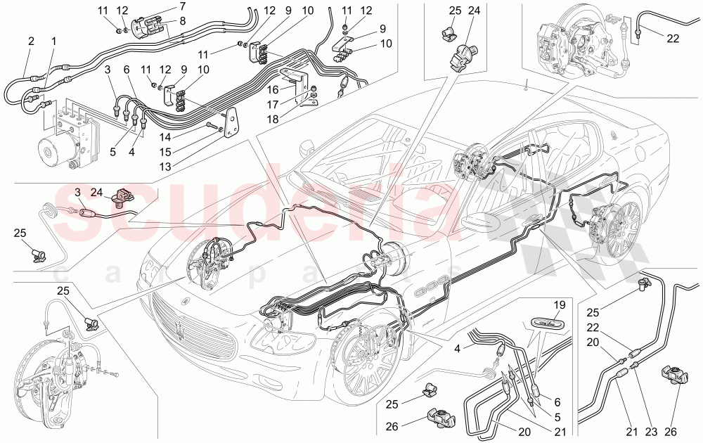 LINES of Maserati Maserati Quattroporte (2003-2007) Auto