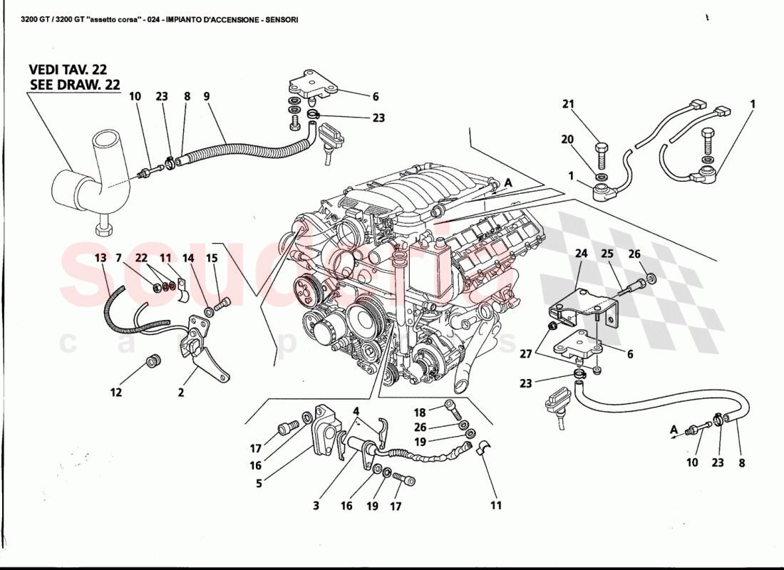 IGNITION SYSTEM: SENSORS of Maserati Maserati 3200 GT / Assetto Corsa