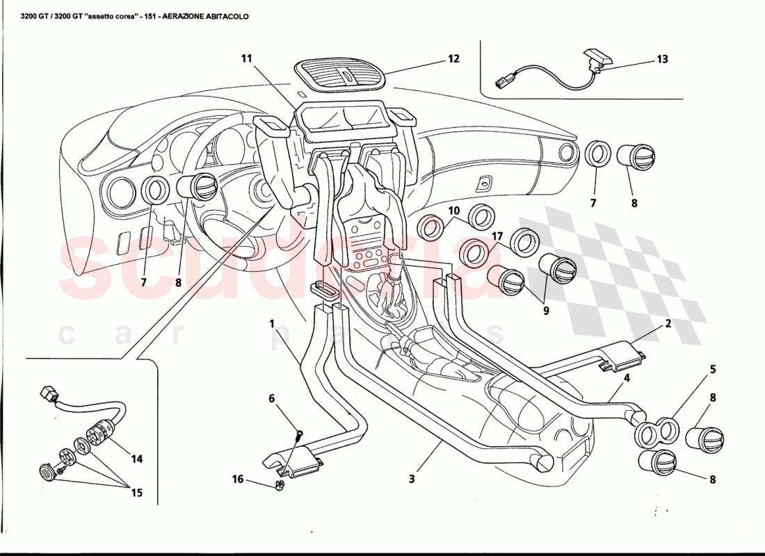 PASSENGER COMPARTMENT VENTILATION of Maserati Maserati 3200 GT / Assetto Corsa