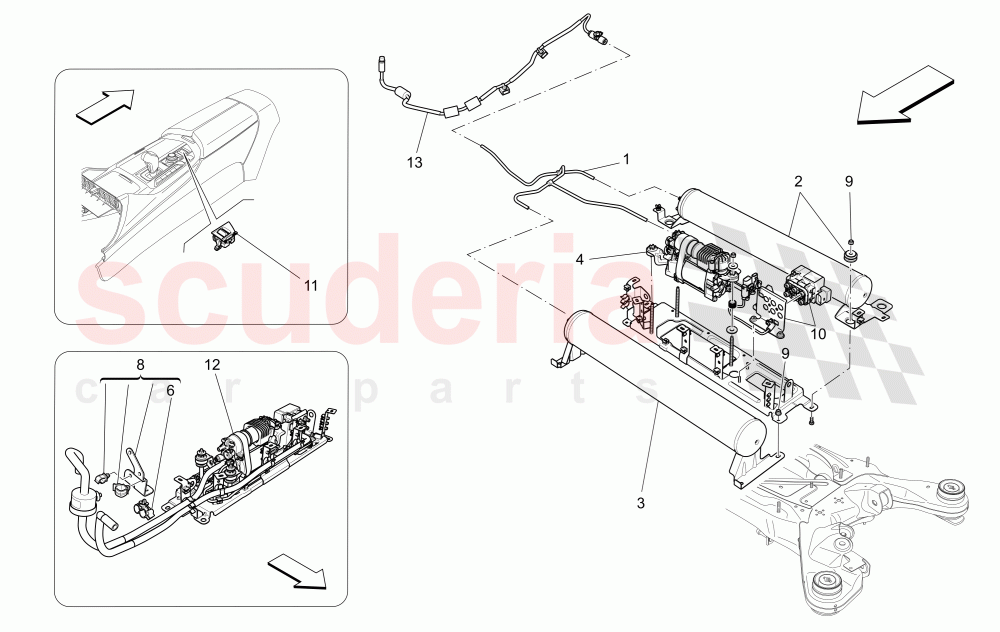 AIR SUSPENSION SYSTEM of Maserati Maserati Levante (2017+) S