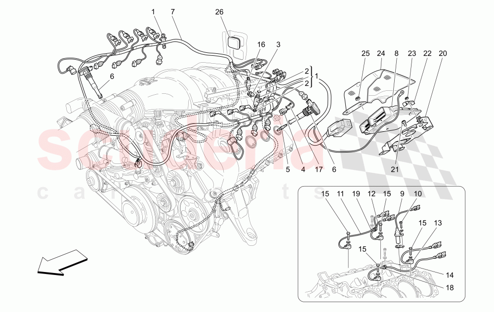 ELECTRONIC CONTROL: INJECTION AND ENGINE TIMING CONTROL of Maserati Maserati Quattroporte (2008-2012) S 4.7