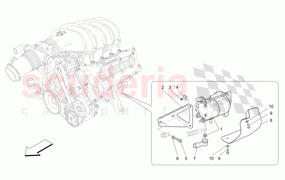 ELECTRONIC CONTROL: ENGINE IGNITION of Maserati Maserati Quattroporte (2003-2007) DuoSelect