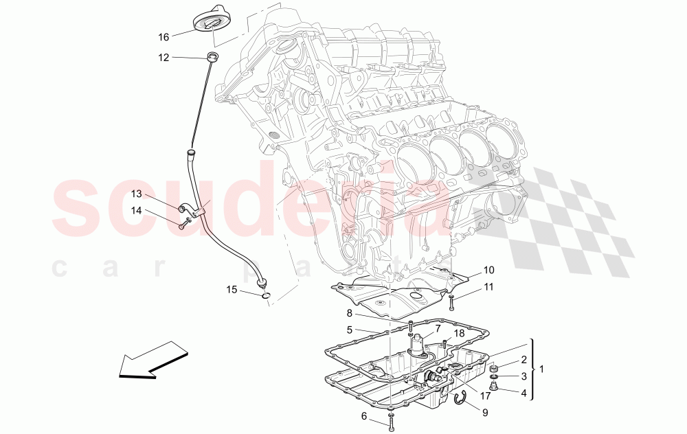 LUBRICATION SYSTEM: CIRCUIT AND COLLECTION of Maserati Maserati GranTurismo (2014+) Auto