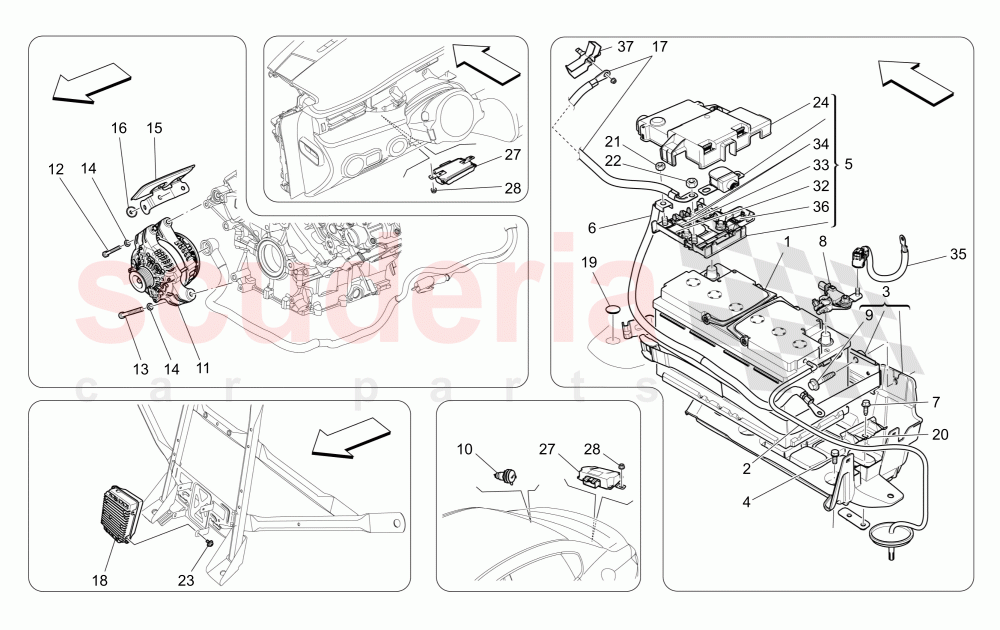 ENERGY GENERATION AND ACCUMULATION of Maserati Maserati Quattroporte (2013+) GTS