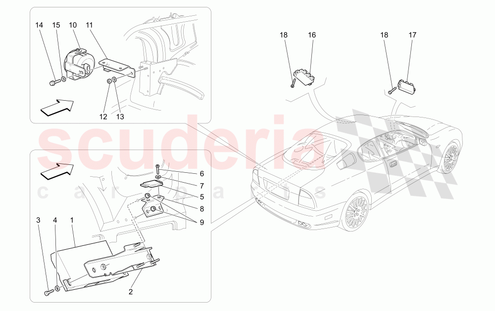 ALARM AND IMMOBILIZER SYSTEM of Maserati Maserati 4200 Coupe (2002-2004) CC