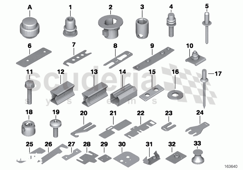 Mechanical connect.and repair elements of Rolls Royce Rolls Royce Phantom Coupe