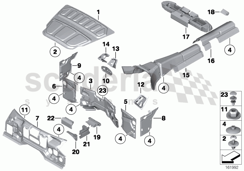 SOUND INSULATING FRONT of Rolls Royce Rolls Royce Phantom Coupe