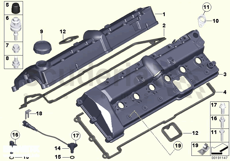 Cylinder head cover of Rolls Royce Rolls Royce Phantom Coupe