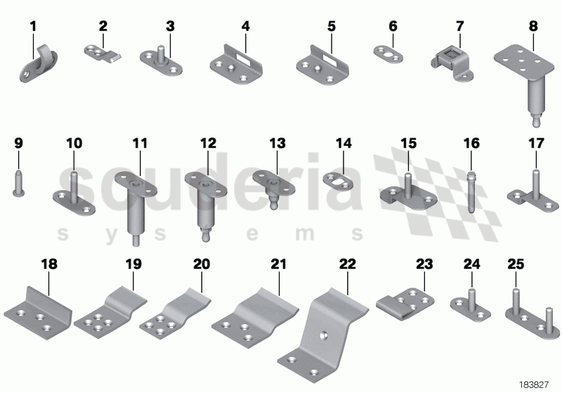 Fixings for wood of Rolls Royce Rolls Royce Phantom