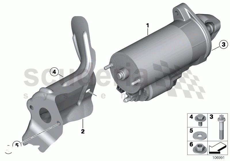 Starter of Rolls Royce Rolls Royce Phantom Extended Wheelbase