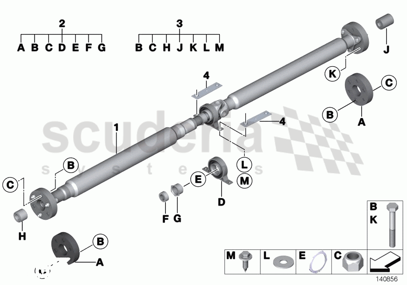 Drive Shaft of Rolls Royce Rolls Royce Phantom Coupe