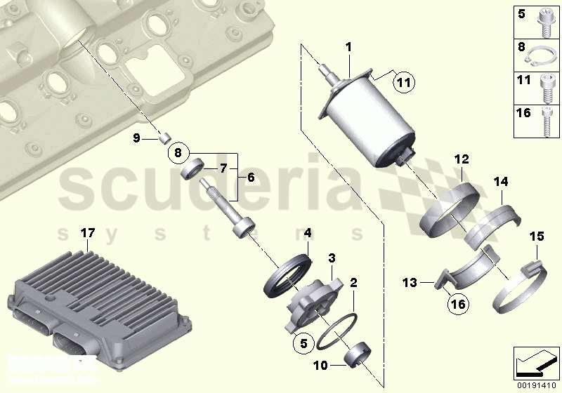 Valve timing gear, actuator, cntrl unit of Rolls Royce Rolls Royce Phantom Drophead Coupe