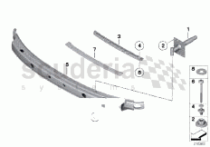 Carrier, bumper front of Rolls Royce Rolls Royce Phantom Extended Wheelbase