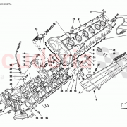 L.H. HEAD COVER GASKET for 