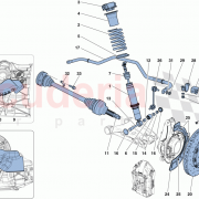 REAR SHOCK ABSORBER for 